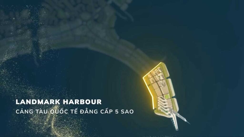 Vị trí cảng tàu quốc tế 5 sao Landmark Harbour Vinhomes Cần Giờ