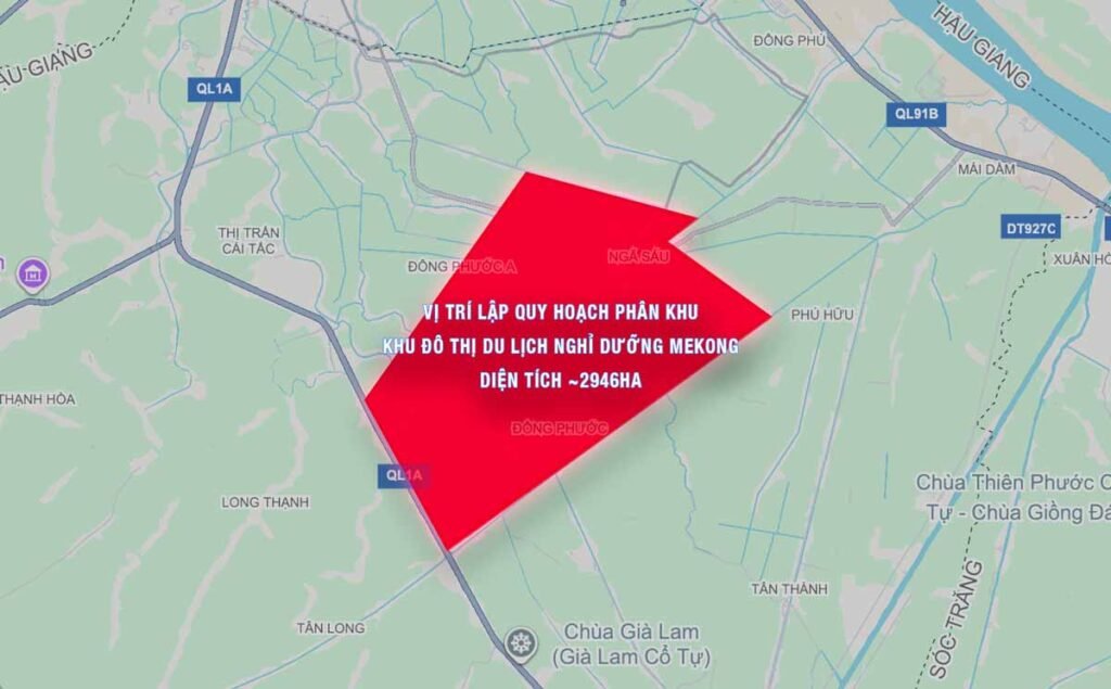 Bản đô vị trí Vinhomes Cần Thơ