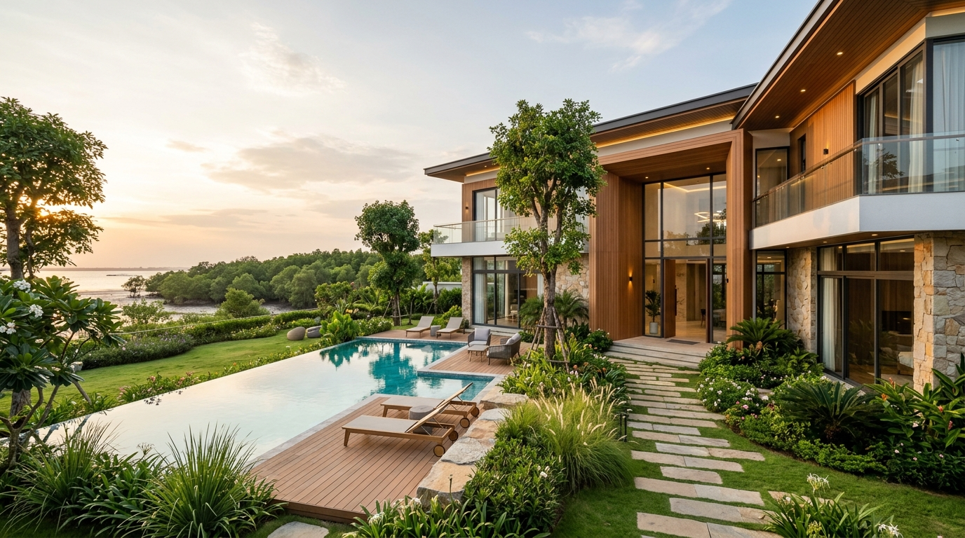 Review Biệt Thự 270m² Vinhomes Cần Giờ Cho Thuê