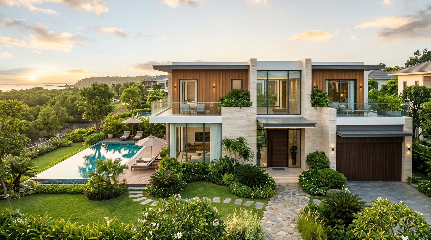 Review Biệt Thự 230m² Vinhomes Cần Giờ Cho Thuê