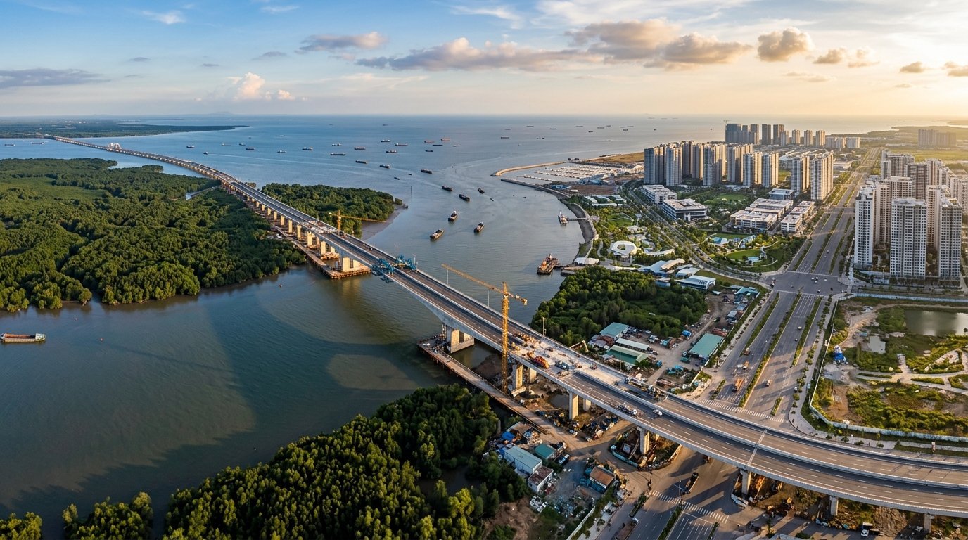 Cao tốc Bến Lức – Long Thành thông xe toàn tuyến và kết nối Cần Giờ